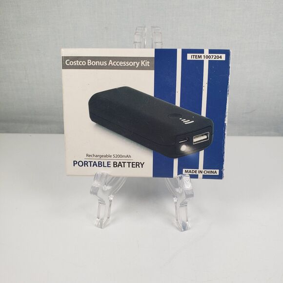 5200MAh Portable Battery Bank with Flashlight, Phone and Tablet Charger - Picture 1 of 7